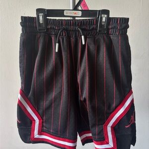 Boy’s Jordan Black Shorts with Red Stripes